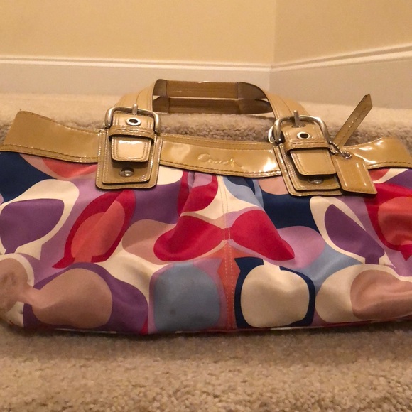 Coach Handbags - Coach multicolor purse